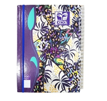 CAHIER NOTBOOK KOQ A4 300P  VERNIS SPIRAL 5X5 CART22 