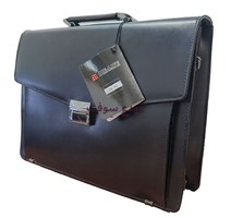 CARTABLE ADMINISTRATIF SIMILI CUIR D4-95 NOIR 