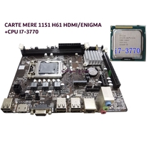 CARTE MERE 1151 H61 HDMI/ENIGMA  +CPU I7-3770 