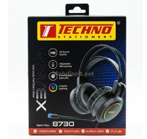 CASQUE MICRO RGB WAVEX NOIR TECHNO 8730 
