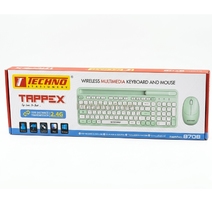 COMBO CLAVIER + SOURIS S/FILS WERLES TAPPEX NOIR TECHNO 8708 