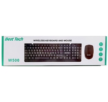 COMBO CLAVIER  USB  + SOURIS SANS FIL BREST TECH  W500 