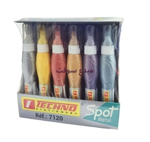 CORRECTEUR STYLO TETE EN METAL TECHNO 7ML 7120 