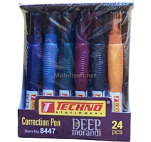 CORRECTEUR STYLO TETE EN METAL TECHNO 7ML 8447  BT24 
