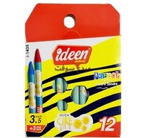 CRAYON CIRE PASTEL 12 COULEURS 1435 