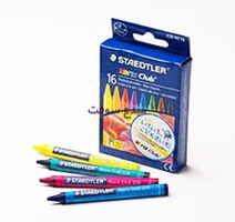 CRAYON CIRE PASTEL 16 COULEURS NORIS STAEDTLER 220NC16 