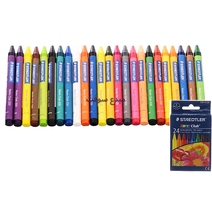 CRAYON CIRE PASTEL DE 24 COULEURS NORIS STAEDTLER  220NC24 