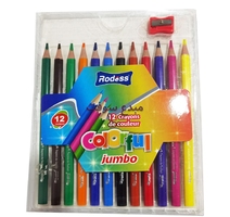 CRAYON COULEUR BT12LONG  JUMBO RODESS RS.01.007  