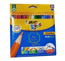 CRAYON COULEUR BT24LONG KIDS  EVOLUTION ETUI BIC BT24 