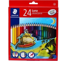 CRAYON COULEUR BT24LONG LUNA +TAILLE CRAYONS STAEDTLE 136C24 