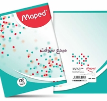 Cahier 120p  MAPED 9040 00 CAHIER PIQUE 17cmx22cm SEYES 70g...