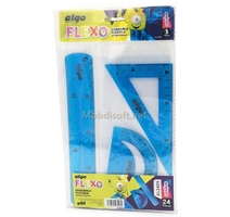 ENSEMBLE REGLE FLEXBLE 20CM  ALGO AL2405 