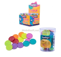 JETON  OPAQUE EN POT PRESENTOIR  BT24 TZ0997 TAZIR 