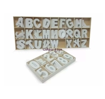 LETTRE EN BOIS 3CM 156PCS TECHNO 5098 LETTRES Français EN...