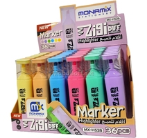 MARQUEUR FLUORESCENT ZIGI DIFF PASTEL MONAMIX MX-H528 