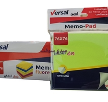 MEMO PAD (post it) COULEUR 76X76 VERSAL VR-970F 