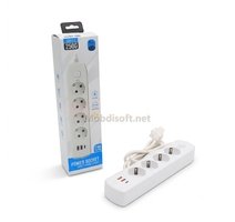 MULTIPRISE 04 PORTS AC+2M -Q603  POWER SOCKET/2500W Extension cable for...