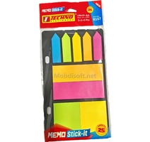NOTES  ADHESIF MEMO TECHNO 8157 