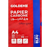 PAPIER CARBON BLEU GOLDEN 47001 