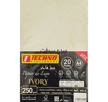 PAPIER DE LUXE IVORY A4 250G 20F TECHNO 9514 