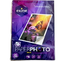 PAPIER PHOTO A4 135G 20F AUTOCOLLANT EXINE IB53 110   