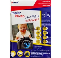 PAPIER PHOTO A4 240GR 20F VERSAL  