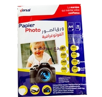 PAPIER PHOTO A4 AUTOCOLLANT 135GRS 20F VERSAL  7474-5 