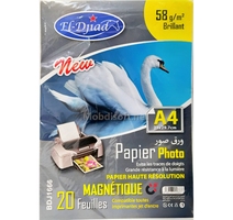 PAPIER PHOTO A4 MAGENETIQUE 58G EL-DJIAD BDJ1666 