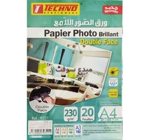 PAPIER PHOTO BRILLANT A4 230G 20F TECHNO 9321 