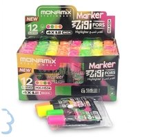 POCHETTE 4 MARQUEURs FLUORESCENT ZIGI MONAMIX MX-H534 