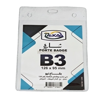 PORTE BADGE B3  BEKAA  126X95MM REF 0311 