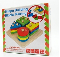 PUZZLE  SHAPE BUILDING BLOCKS PAIRING REF 22243 