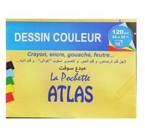 Pochette dessin COULEUR 24x32 120G Atlas bt25 