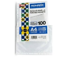 RAME POCHETTE PLASTIQUE A4  30MIC MONAMIX MX-3012  