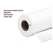 ROULEAU PAPIER PHOTO 180G 914MM /25M YAPAP 1359/1360  
