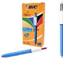 STYLO BIC 4 COULEURS ORIGINAL   BT12 L’incontournable 4 couleurs toujours...