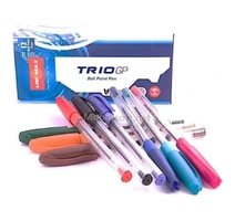 STYLO BILLE 1MM  V/R/B UNIMAX   TRIO DC/GP  