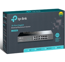 SWITCH 16PORTS, Gigabit  10/100/1000M RACKABLE 19