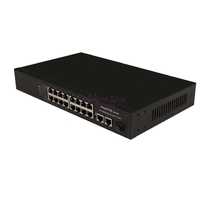 SWITCH 18 Ports 10/100M PoE+SFP TPLINK TS-SF1216P-250M 18 Ports 100M...