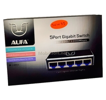 SWITCH ALFA  5PORTS 10/100/1000MBS S850 