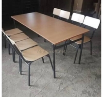 TABLE SCOLAIRE REFECTOIRE 8 PLACES 