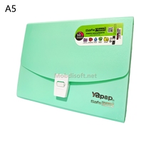 VALISSETTE EN PLASTIQUE TRIEUR A5 12POCHE 42154 YAPAP 