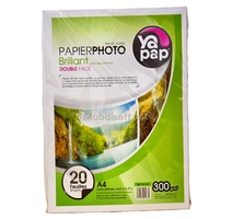 PAPIER PHOTO A4 300 GR PQ 20F D/F  YAPAP YA...
