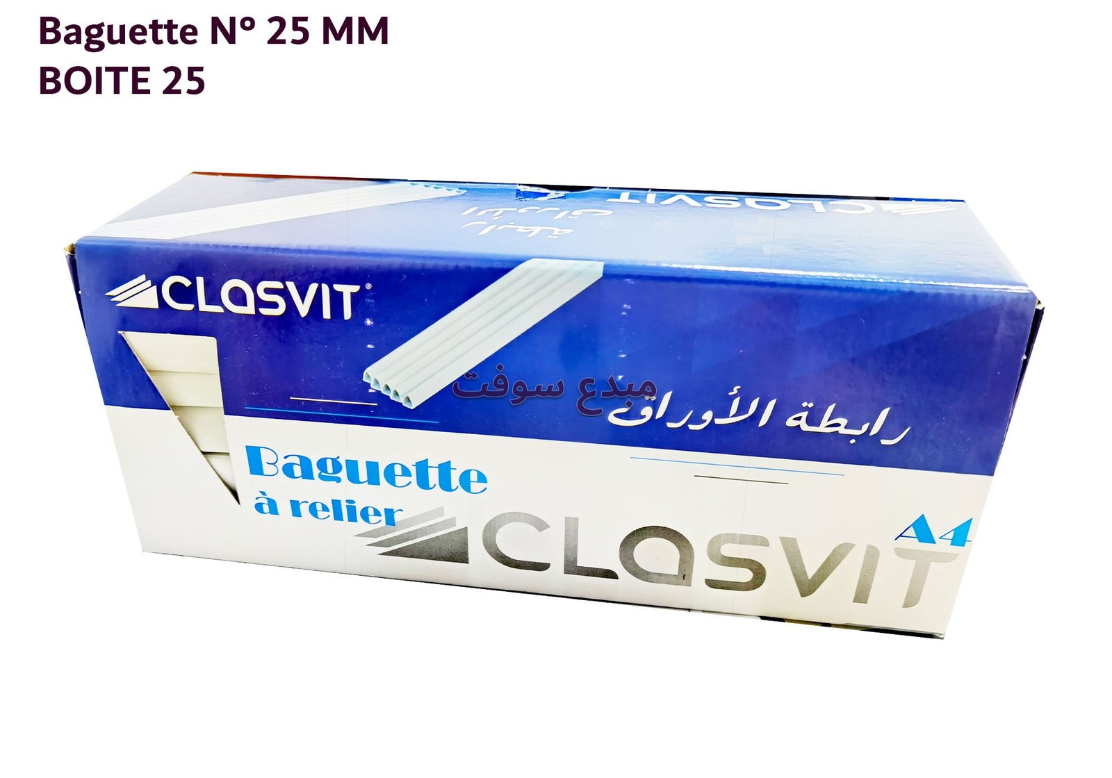 Speral Mobdisoft. Baguette à relier en plastique N° 25 CLASVIT 21090 BT