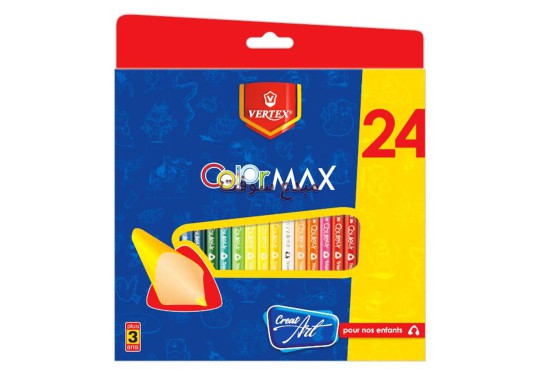 CRAYON COULEUR BT24LONG VERTEX VS-412 Crayon de Couleur Color Max...