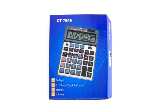 Calculatrice BUREAU 14 CHIFFRES  CT-7999 / 1443-5 