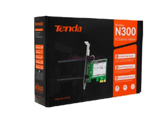 Carte Réseau WiFi PCI-E Tenda W322E N300 CWT322 Tenda W322E...