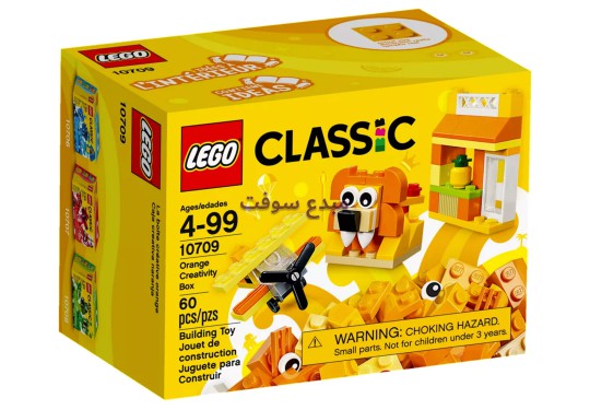 LEGO ORIGNAL Boite de construction orange 10709 
