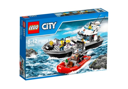 LEGO ORIGNAL Le bateau de patrouille de la police 60129 