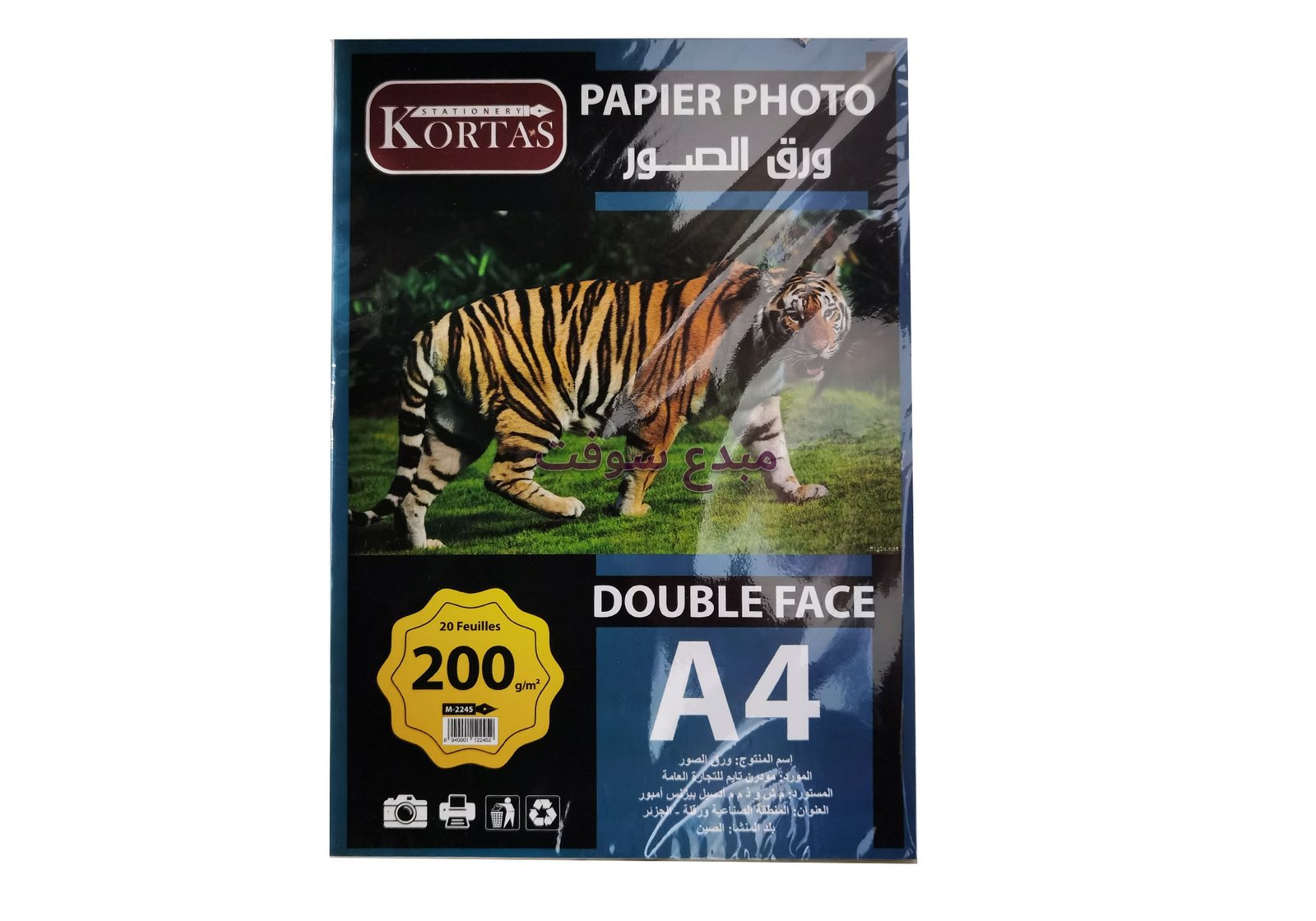 Papier Double Face Motifs Variés - Lot De 20 Feuilles 20x20 Cm Pour Scrapbooking Et Créations - 11